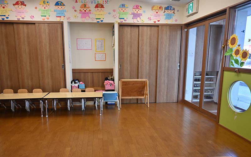 保育園の園内